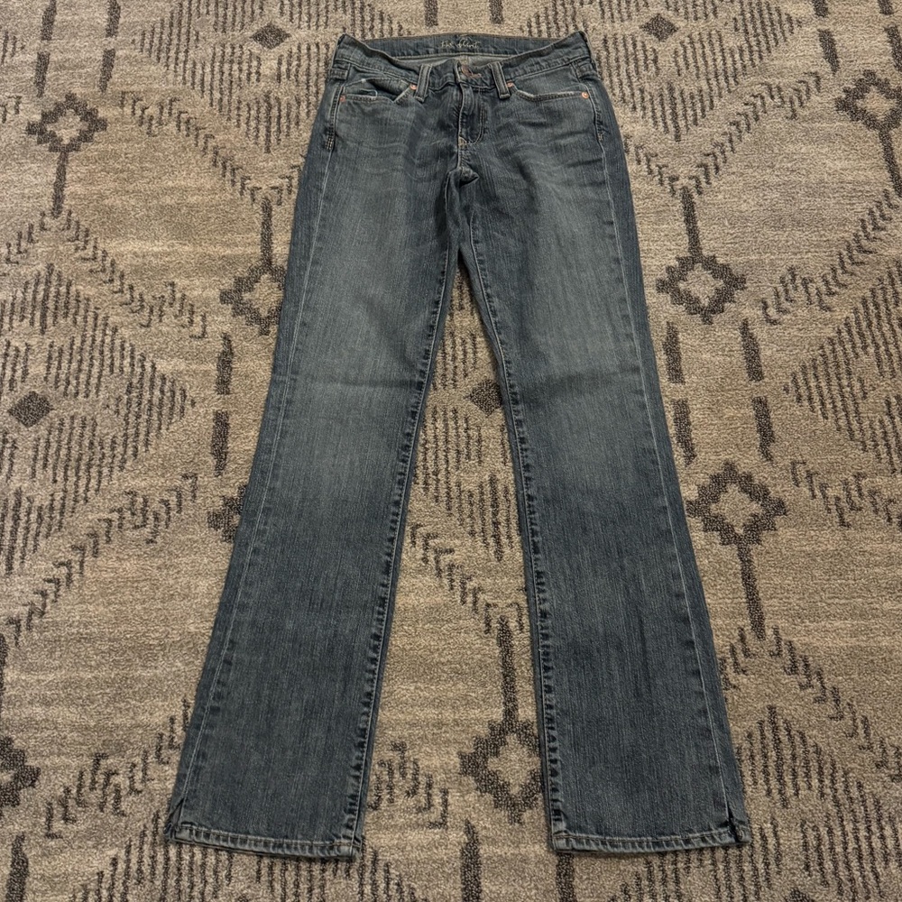 Women’s Old Navy The Flirt Denim Mid-Rise Bootcut Blue Jeans: Size 1 Regular